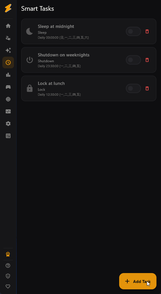 Smart tasks demo